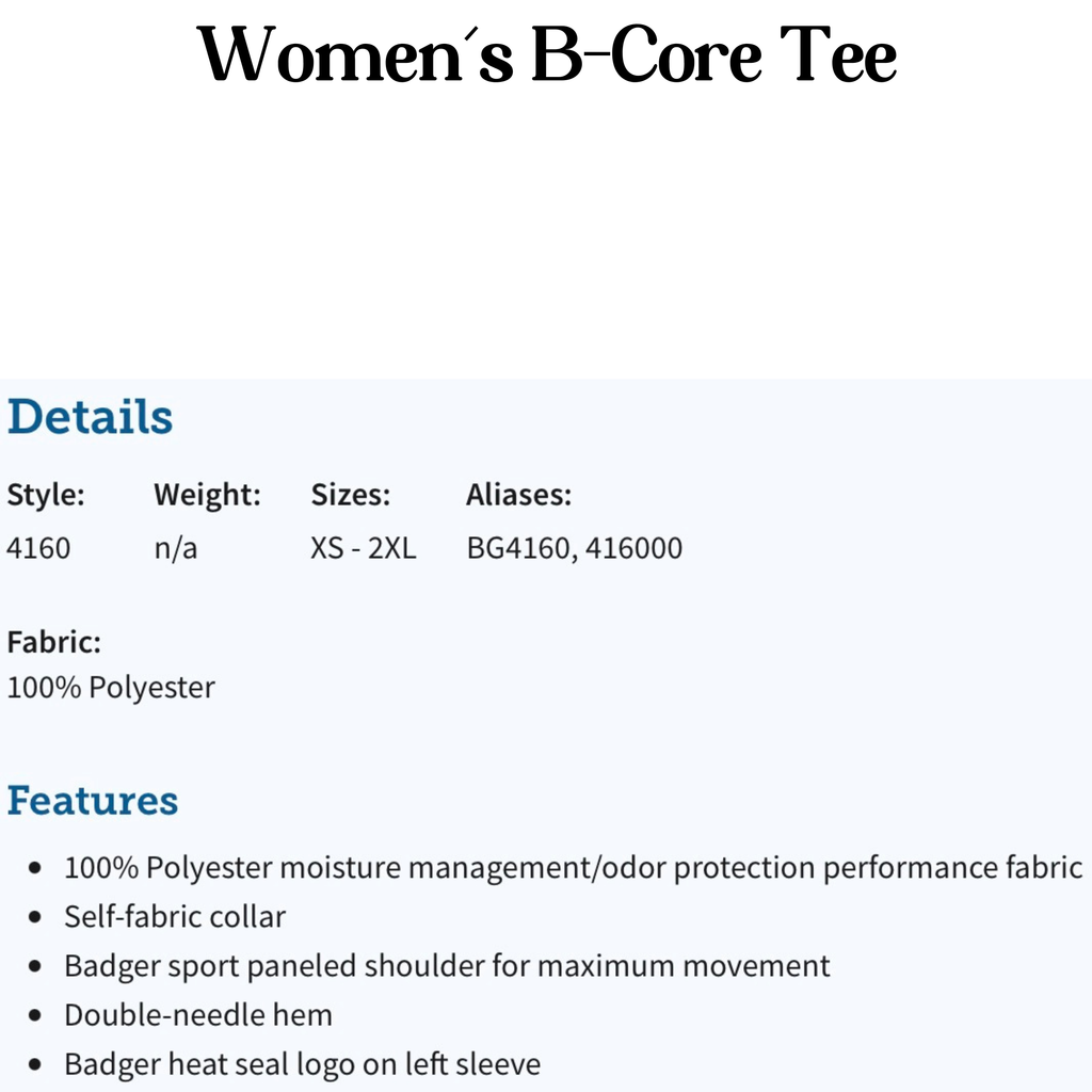 Women’s B-Core Tee