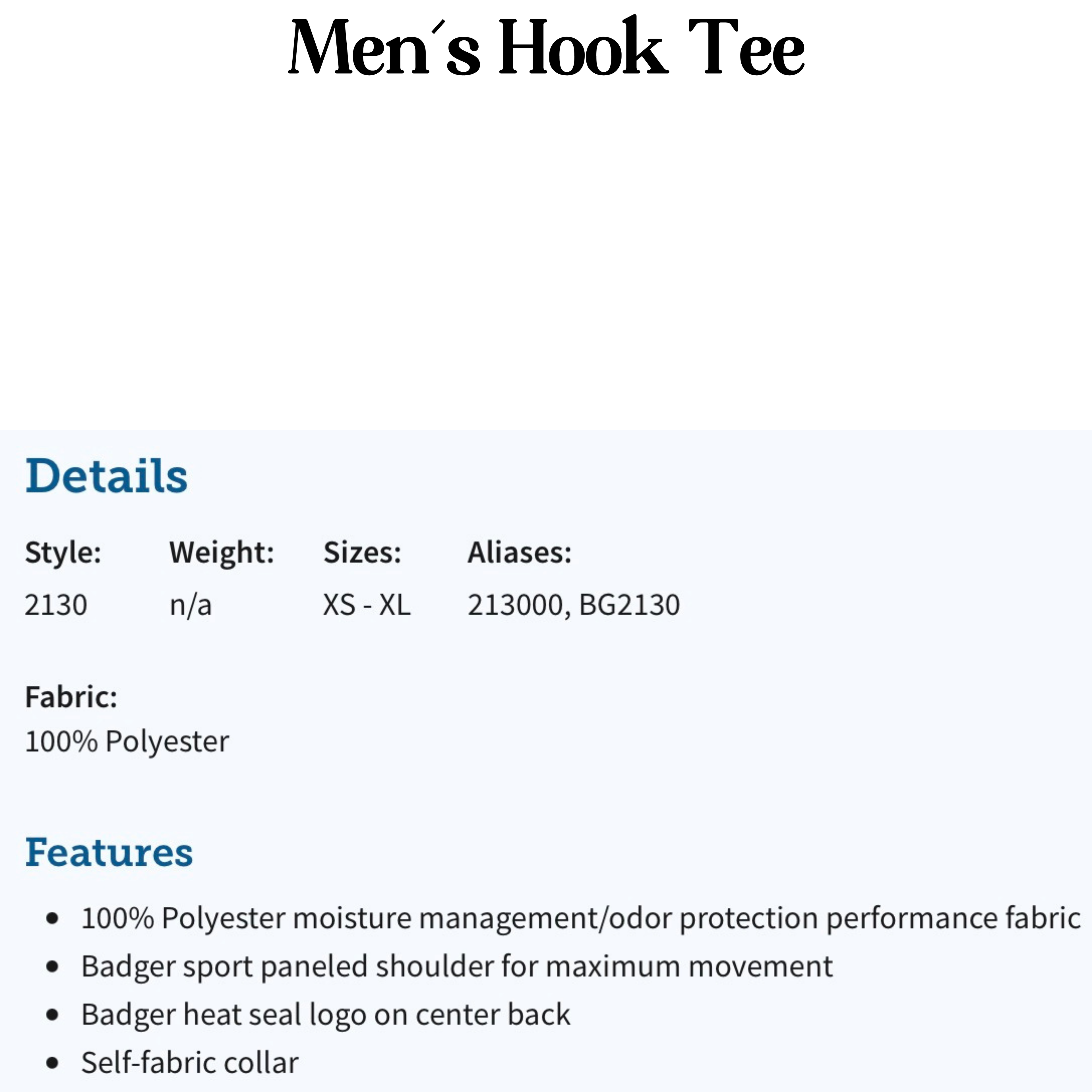 Men’s Hook Tee