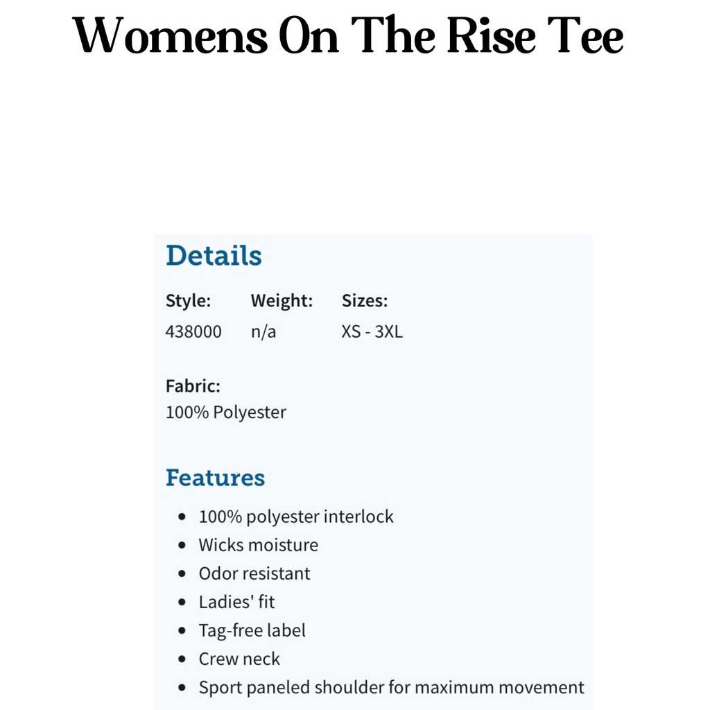 Women’s On The Rise Tee