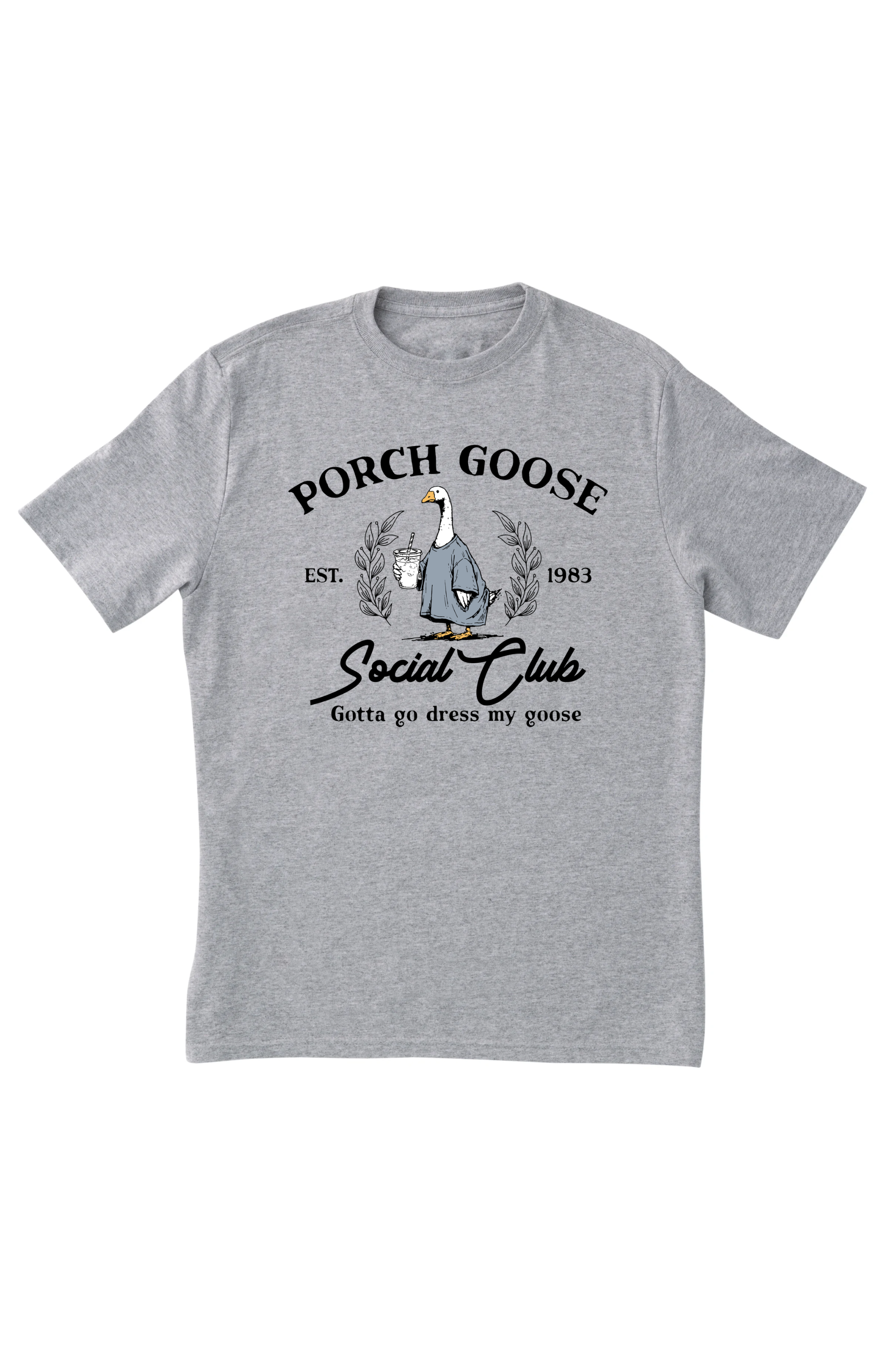 Porch Goose Social Club (Black Text)
