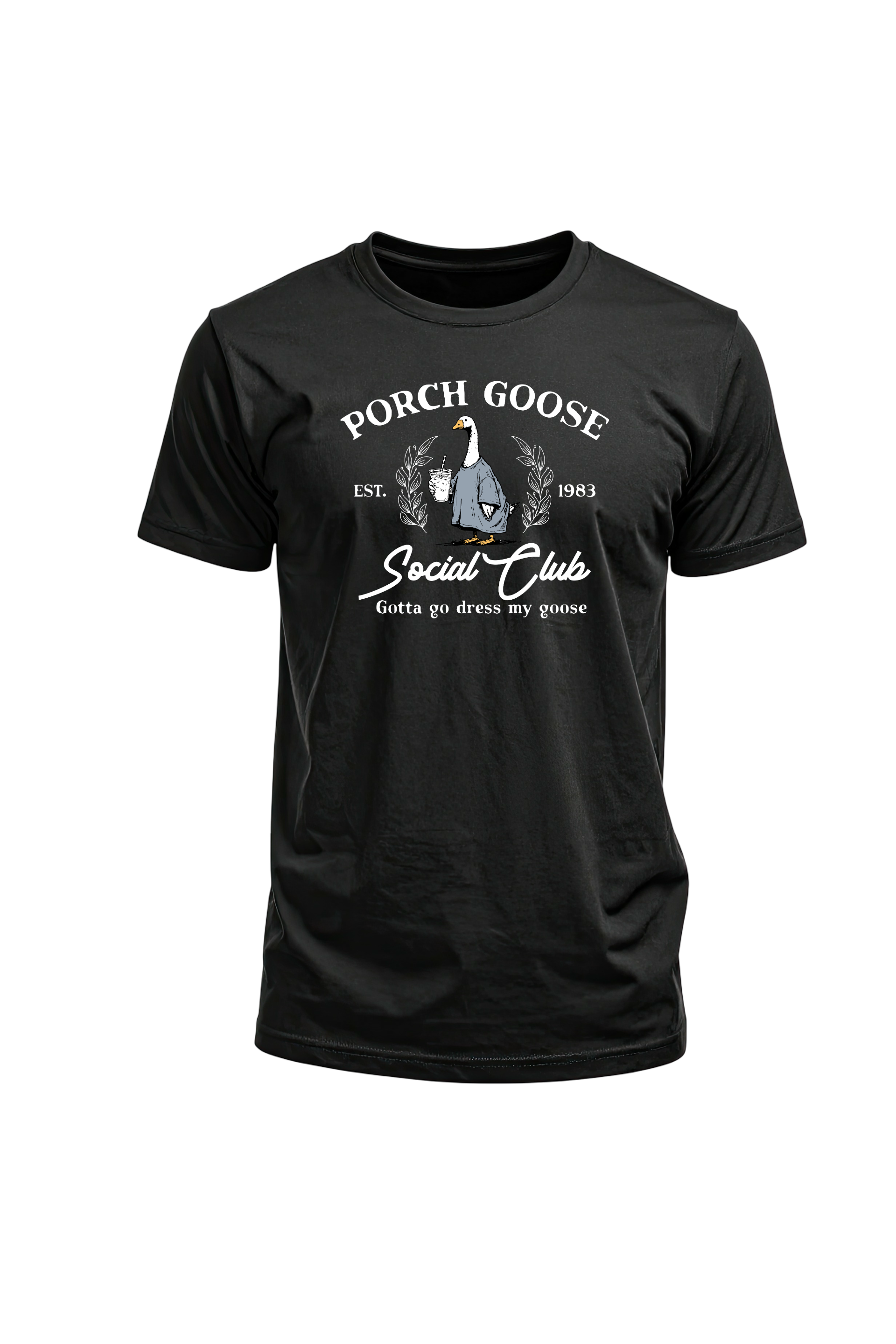 Porch Goose Social Club ( White Text)