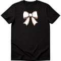 Bow Gold Glitter Stitch