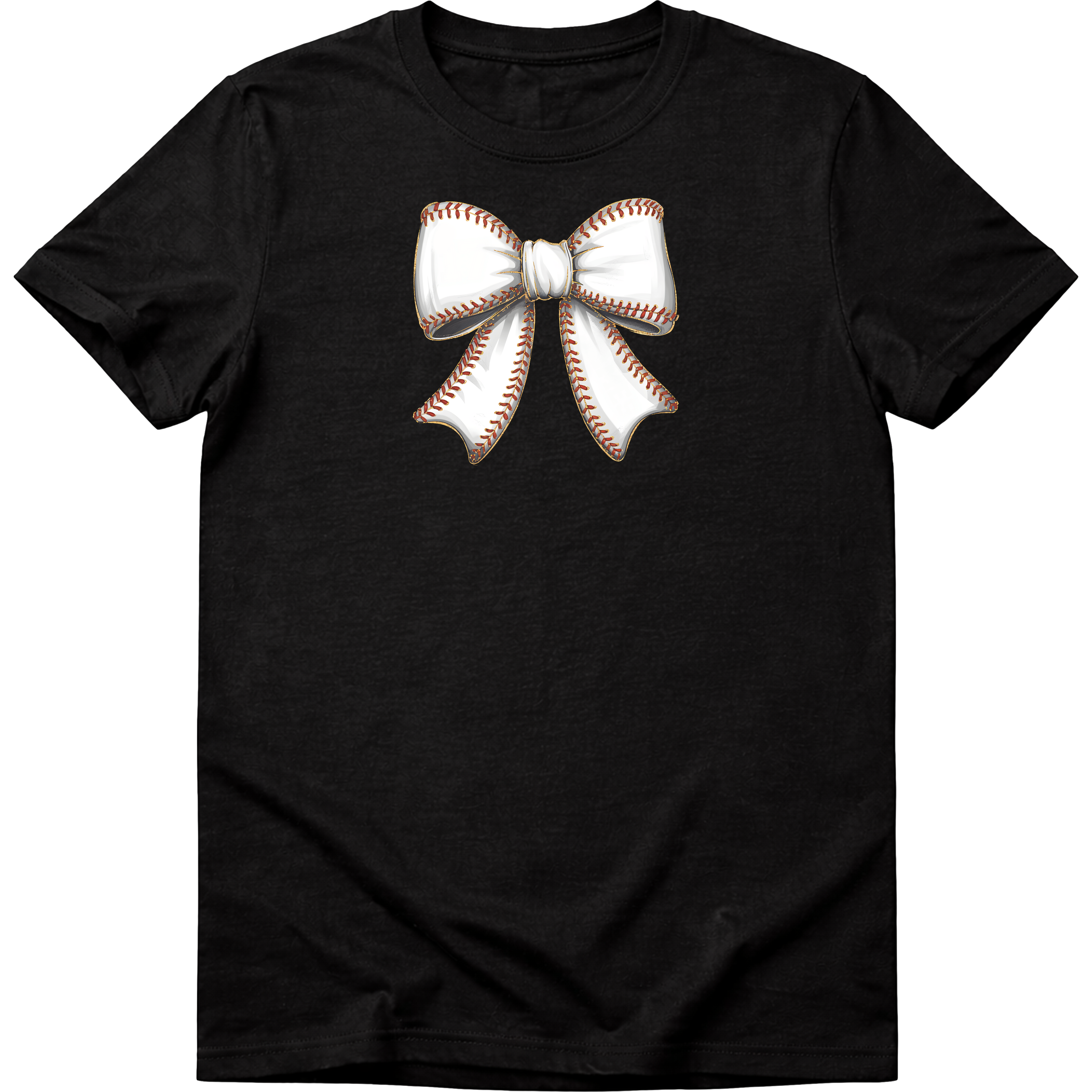 Bow Gold Glitter Stitch