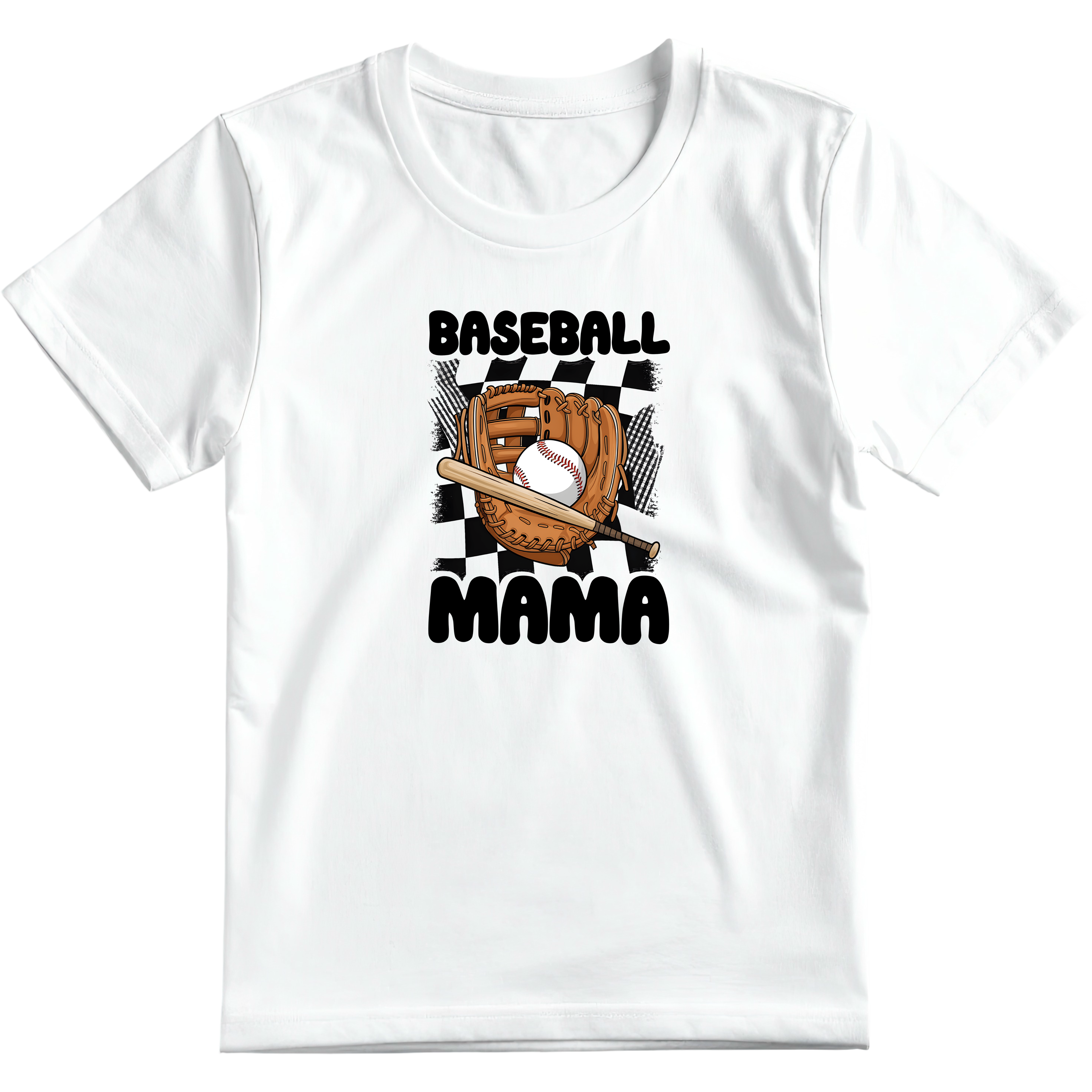 Baseball Mama Bubble Letters
