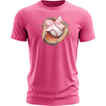 Ball Glove & Pink Bow