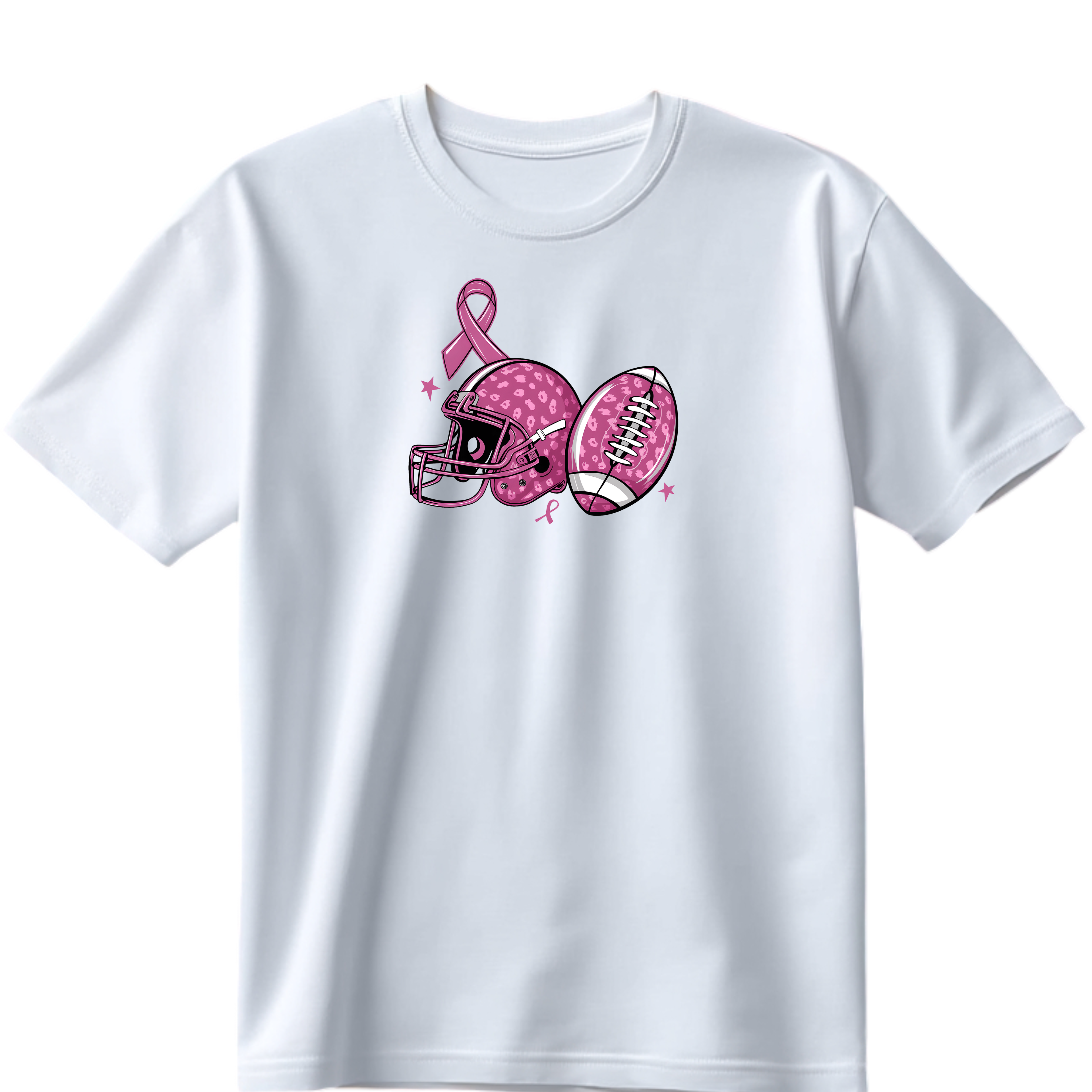 Pink October Helmet & Football
