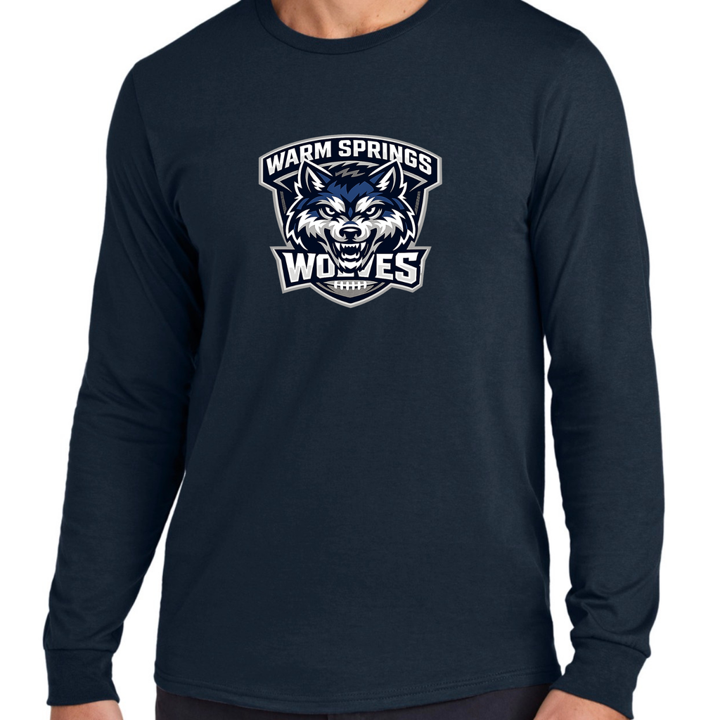 Wolves OR Cheer LS Tee, Crewneck (Sweatshirt), Hoodie (Crew w/ Hood)