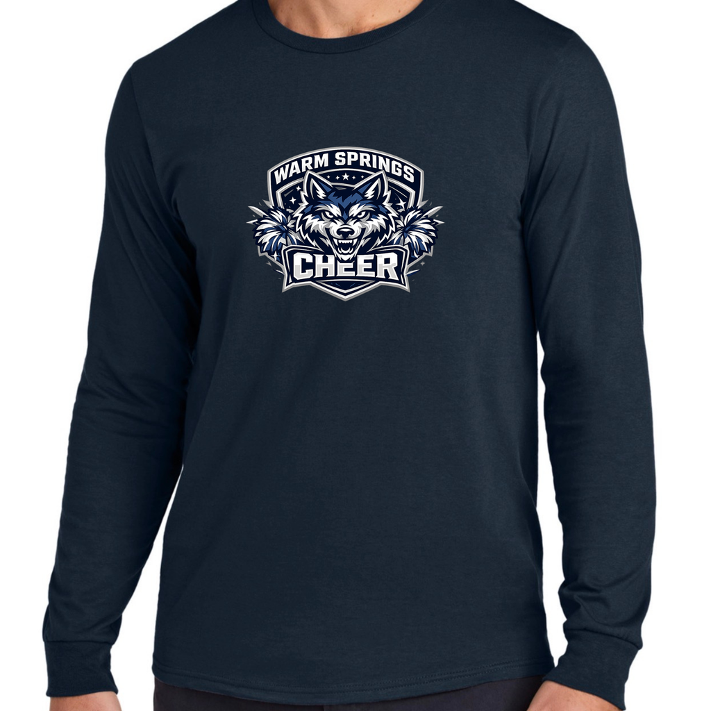 Wolves OR Cheer LS Tee, Crewneck (Sweatshirt), Hoodie (Crew w/ Hood)