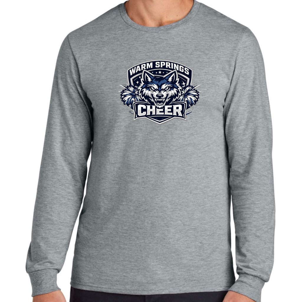 Wolves OR Cheer LS Tee, Crewneck (Sweatshirt), Hoodie (Crew w/ Hood)
